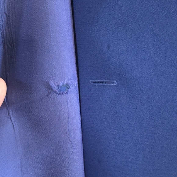 Maggy London Women's Royal Blue Wrap Dress For Office Or Party Size 10 - Picture 7 of 8